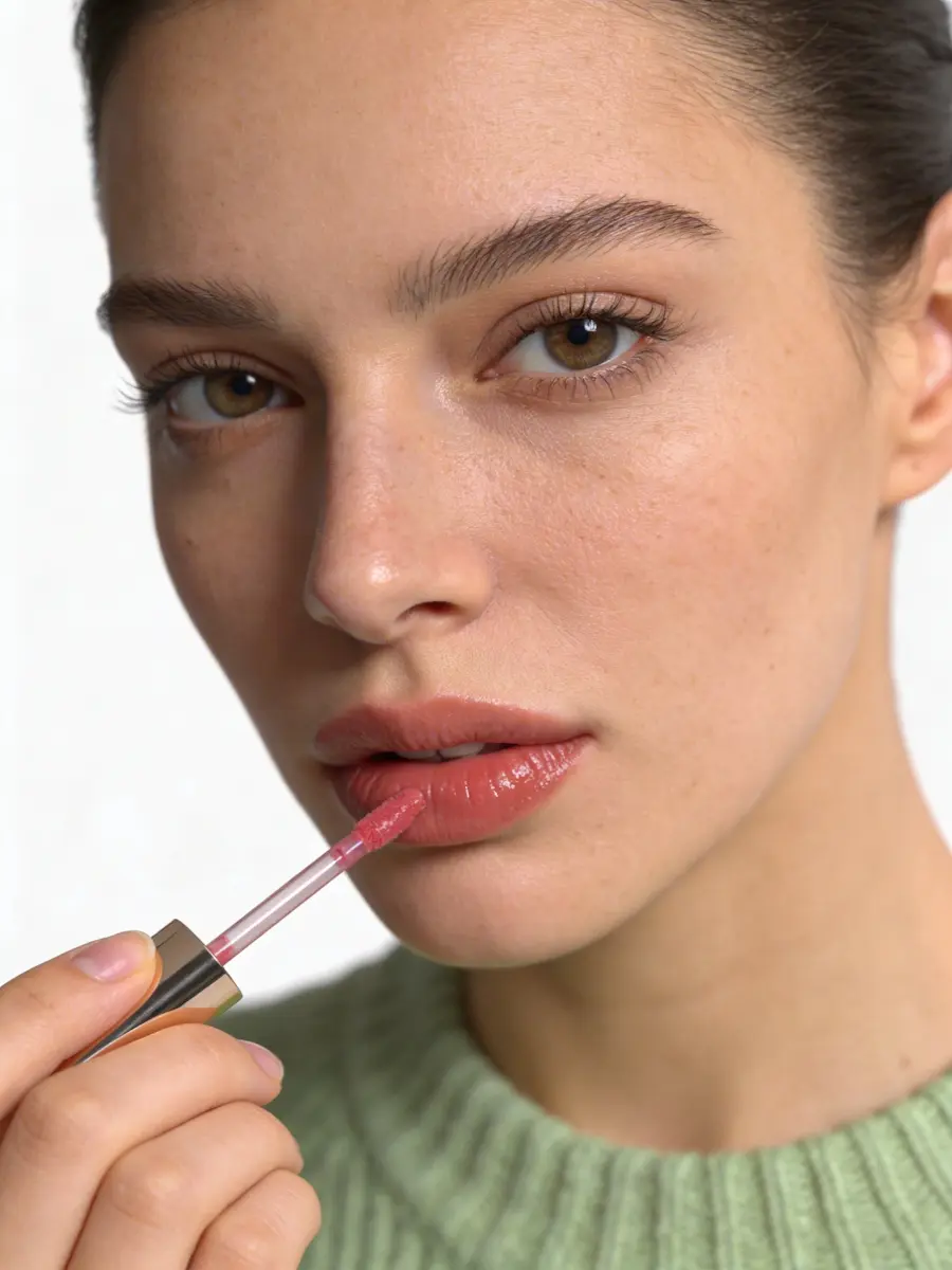 Aplicação de tratamento labial — resultado sutil e natural na Elo Clínica
